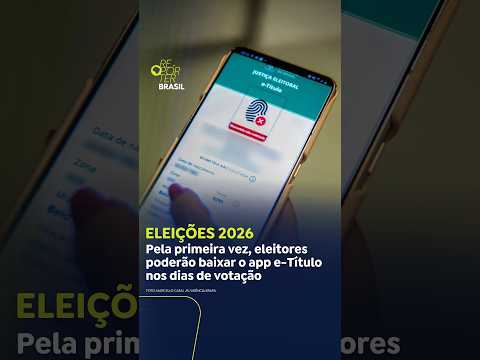 Pela primeira vez, eleitores poderão baixar app e-Título nos dias de votação