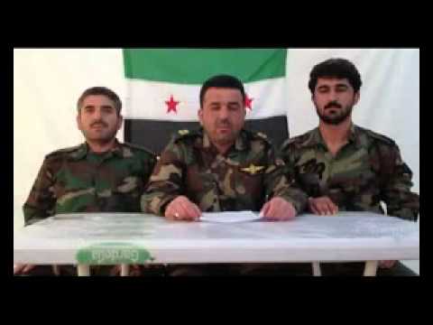 انشقاق الرائد المظلي أنس علو من مرتبات الفرقة 14 الفوج 554 قوات خاصة مع رفاقه وانضمامهم الى الجيش السوري الحر