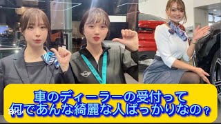 車のディーラーの受付って何であんな綺麗な人ばっかりなの？