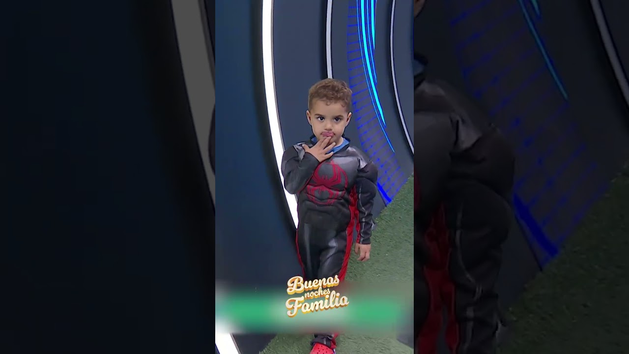 ¡Lo más tierno! Guido Kaczka y el mini Hombre Araña, por primera vez juntos en el estudio