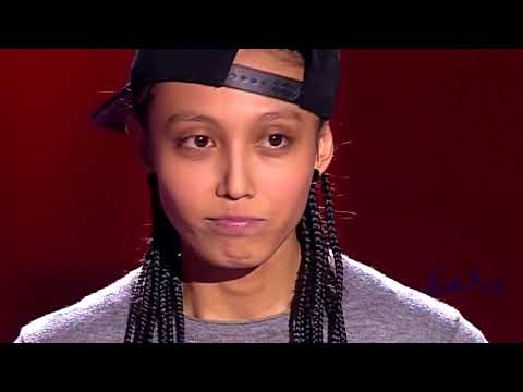 Биназир Ермаганбетова BikaBreezy слепые прослушивания Голос 4