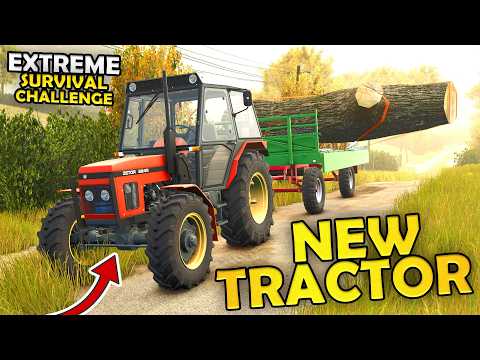 NEW TRACTOR FINALLY!?!? - EXTREME Survival Challenge | Episode 24