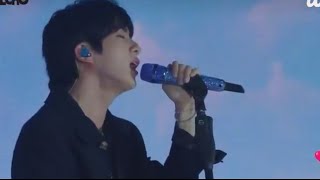 Download lagu JIN IS SINGING 'WITH THE CLOUDS' JIN LIVE AT SEONGSU #Jin_Echo 💜#bts #jin #seokjin #trending #kpop mp3