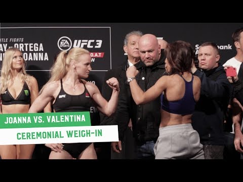 UFC 231 Ceremonial Weigh-Ins: Joanna Jedrzejczyk vs. Valentina Shevchenko