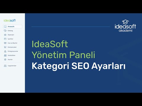 Kategori SEO Ayarları
