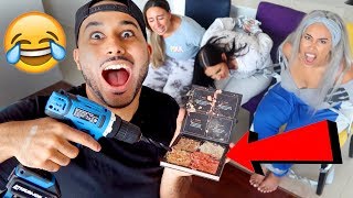 DESTROYING MY ANGRY SISTERS MAKEUP!! (REVENGE PRANKWARS) *$10,000 MAKEUP*