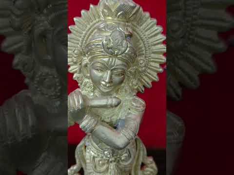 Brass Shree Krishna Statue, Size/Dimension: 5 Inch
