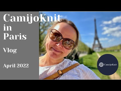 Knitting vlog in Paris. Knitting and sightseeing in Paris.