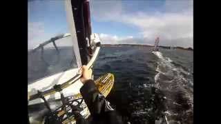 preview picture of video 'Flatwater windsurfing with RRD Firemove 100ltd'