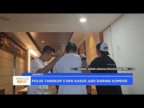 POLRI KEMBALI TANGKAP 3 DPO KASUS JUDI DARING KOMDIGI