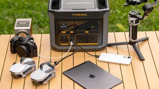 Power Your iPhone 17, Drones & Cameras Anywhere! | VTOMAN Flashspeed 600