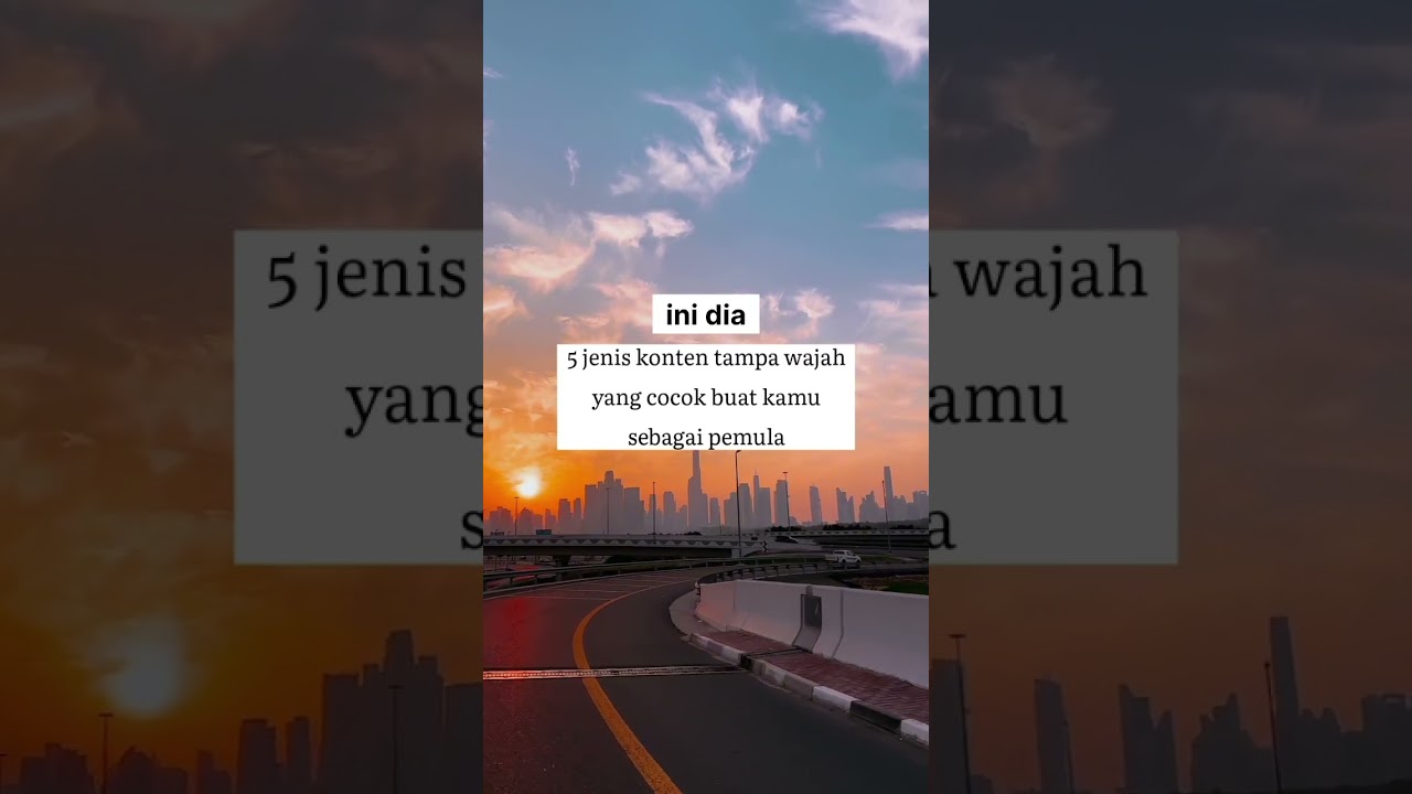 5 ide konten tanpa wajah