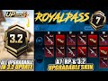 A7 Royal Pass & 3.2 Update All Upgradable Skins | Upgraded Guns Counting Feature |PUBGM