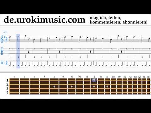 Ukulele Lernen Mariah Carey - All I Want For Christmas Is You Tabulatur Teil#1 Übungen um-i995