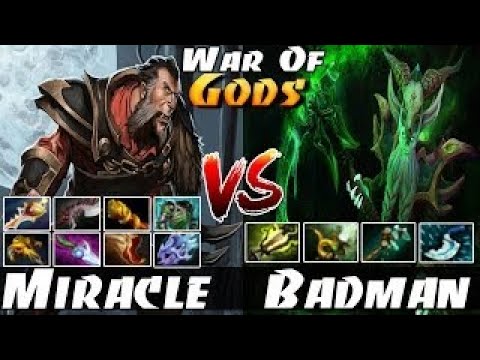 Miracle- [Lycan] vs Badman [Necrophos] War Of Gods - Dota 2
