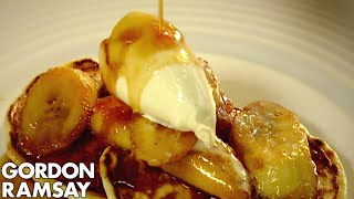 American Style Scotch Pancakes with Caramelised Bananas - Gordon Ramsay by Gordon Ramsay