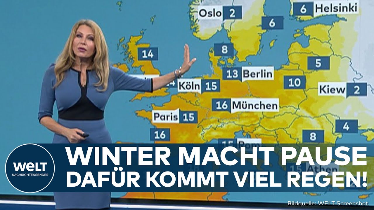 WETTER: Winter macht Pause in Deutschland! Doch viel Regen im Anmarsch