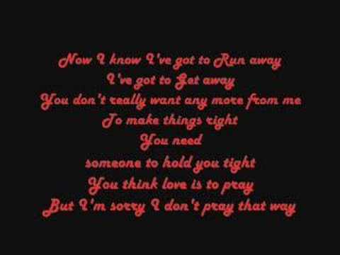 Marilyn Manson - Tainted love lyrics