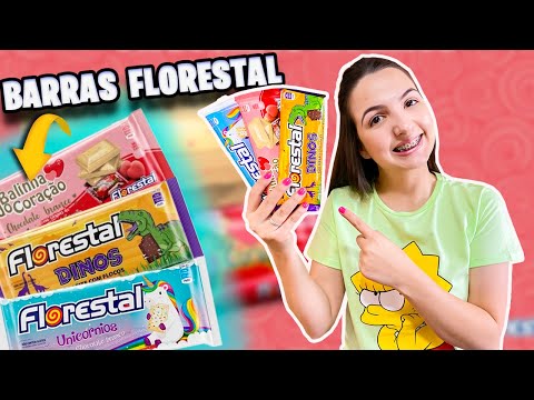 PROVAMOS AS BARRAS DE CHOCOLATE DA FLORESTAL