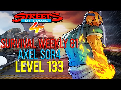 Streets Of Rage 4 - Axel SOR4 Survival Weekly 81 (Level 133)