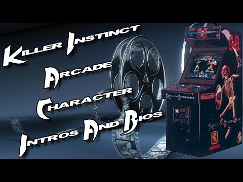 (Arcade) Killer Instinct - All Character Intros & Bios
