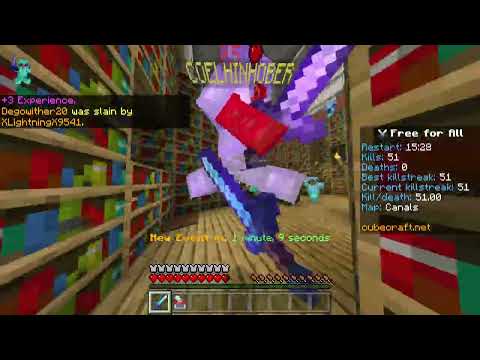 Cubecraft FFa killstreak of 89