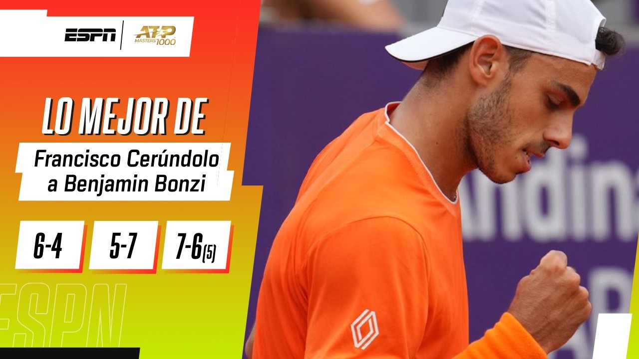 CERÚNDOLO TUVO UN DEBUT COMPLICADO PERO TERMINÓ IMPONIÉNDOSE ANTE BONZI EN INDIAN WELLS | RESUMEN