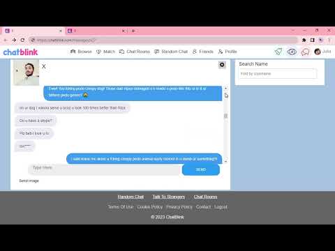 pedo caught on chatblink