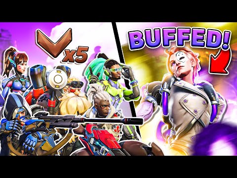 1 BUFFED MOIRA vs 5 BRONZE Players… who wins?