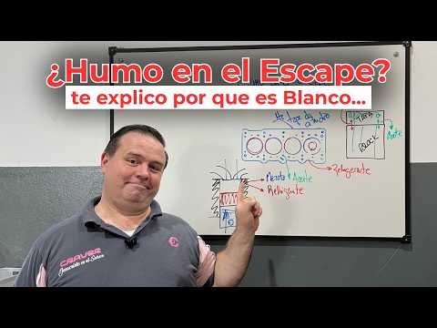 THIS is why the car is emitting sharp, white smoke 🚗💨