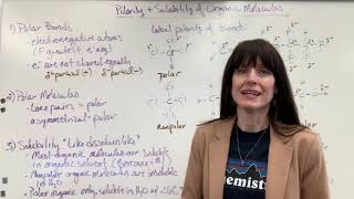 Polarity and Solubility of Organic Molecules