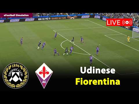 🔴In Diretta- Udinese vs Fiorentina | Serie A 2025/26 | eFootball PES21 Simulation