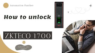 How to Unlock/Access ZKTeco TF1700 biometric Device.