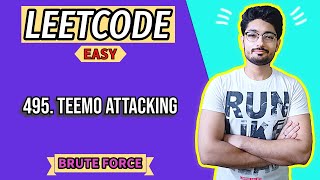 YouTube video '495. Teemo Attacking | LEETCODE EASY'