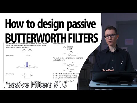 Designing Passive Butterworth Filters (10 - Passive Filters)