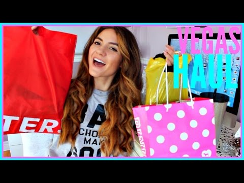 VEGAS HAUL: Chippendales Shirt + Britney Spears Pictures + Pink + Forever21 + MORE Video
