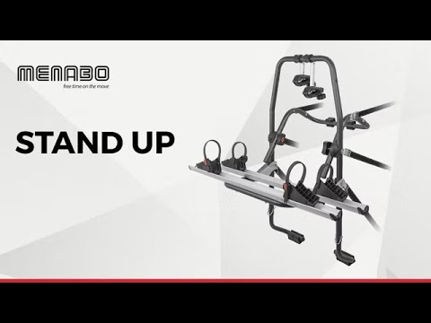 Stand Up von Menabo - Heckklappenfahrradträger für 2 und 3 Fahrräder - www.ahk-onlineshop.eu