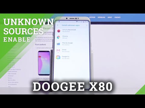 How to Allow Unknown Sources in DOOGEE X80 – Download From Unknown Sources