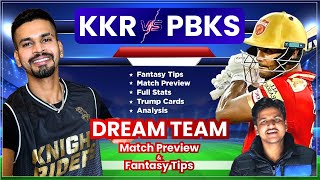 KOL vs PBKS Dream11 Team Today Prediction, PBKS vs KOL Dream11, Punjab vs Kolkata Dream11 Team