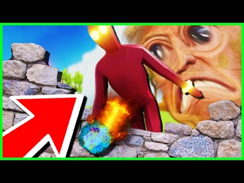 DARK PEASANT FALLS TO 🌟DONALD TRUMP'S WALLS🌟 Totally Accurate Battle Simulator/TABS Funny Moments