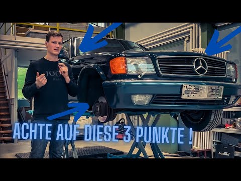 Mercedes 560SEC in detail – A classic for sale!