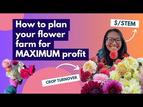 How to plan your flower farm for MAXIMUM profit!