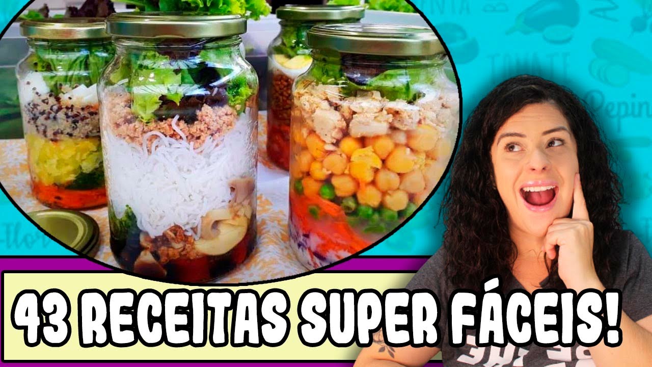 Como fazer Salada em Pote para Guardar e Vender