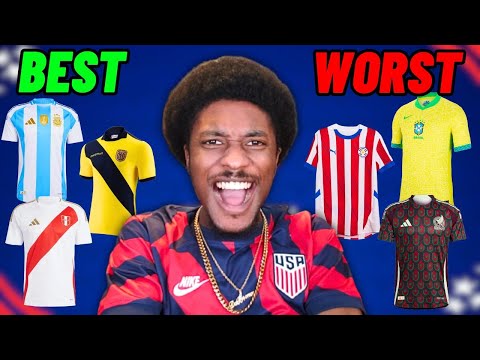 Ranking EVERY Copa America 2024 Home Kit From BEST to WORST 🔥