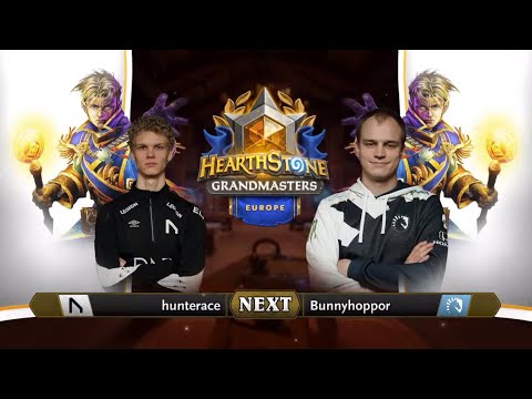 Hunterace vs Bunnyhoppor - Division A - Hearthstone Grandmasters Europe 2020 Season 1 - Week 6