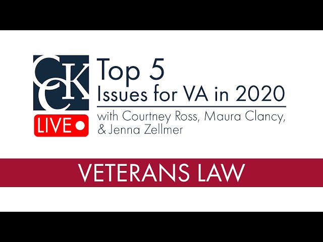 Top 5 Issues for VA in 2020