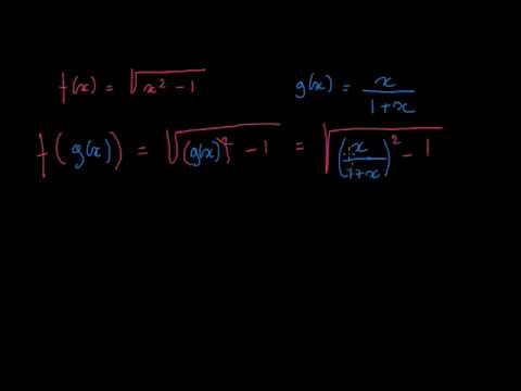 Établir l'expression de la composée de deux fonctions