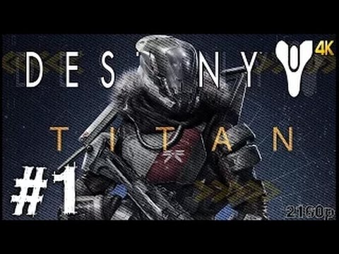 Destiny Gameplay Walkthrough Part 1 -  Legendary Valkrie Ship & Ghost Shell - Titan Class (XBOX ONE)