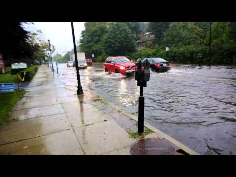 Flooding on Route 16, Wellesley, MA September 1st, 2013 #2