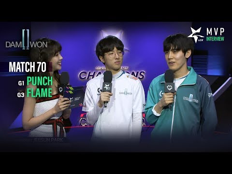 Interview with Punch + Flame  [2019 LCK SPRING] 03.15 Match70  : DWG vs HLE